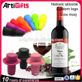 Muestras gratuitas Fancy Silicone Rubber Wine Bottle Stopper Sleeve